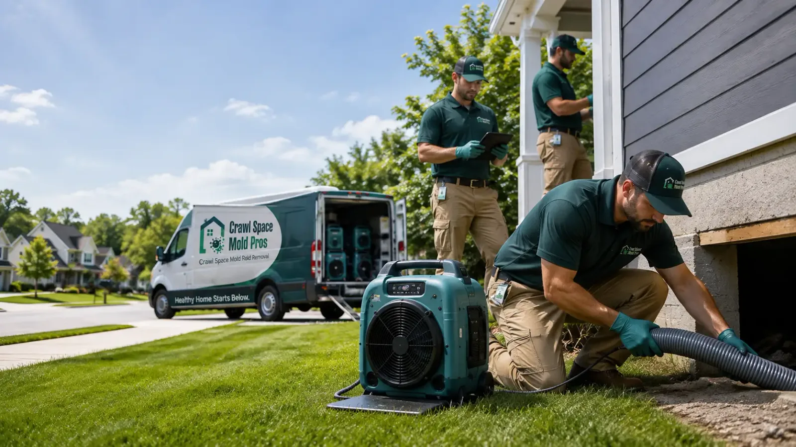 Crawl Space Mold Removal in Marion, MI